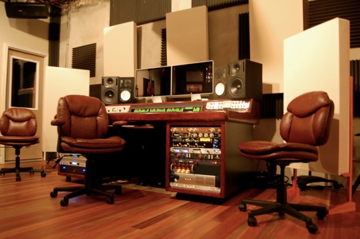 view of recording desk